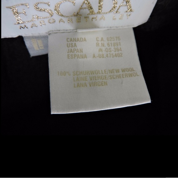 Escada Margaretha Ley Wool Dress Pants 42 US sz 12 - Picture 7 of 8